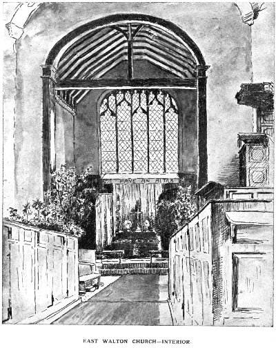 East Walton Church Interior