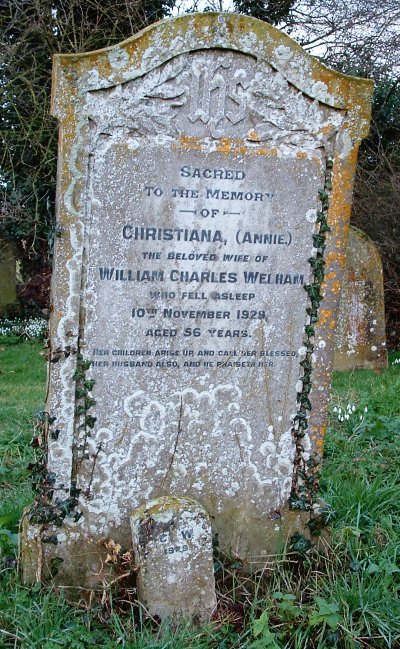 Annie Welham's Grave